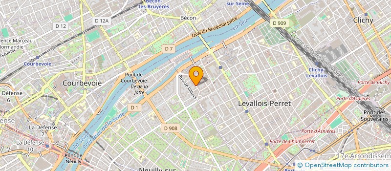 localisation de l'entreprise CATCH AND KEEP à LEVALLOIS-PERRET