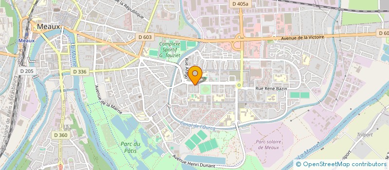 localisation de l'entreprise CATCH PROD à MEAUX