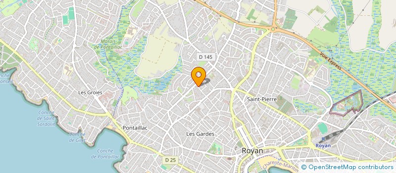 localisation de l'entreprise CATCH ROYAN ORION CLUB  ROYAN