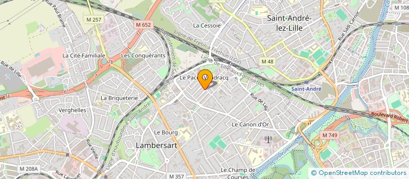 localisation de l'entreprise CATCH UP à LAMBERSART