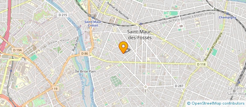 localisation de l'entreprise CATCHA à SAINT-MAUR-DES-FOSSES