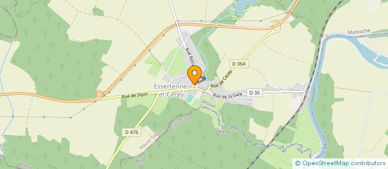 localisation de l'entreprise CATCHESS LA VIDA  ESSERTENNE-ET-CECEY