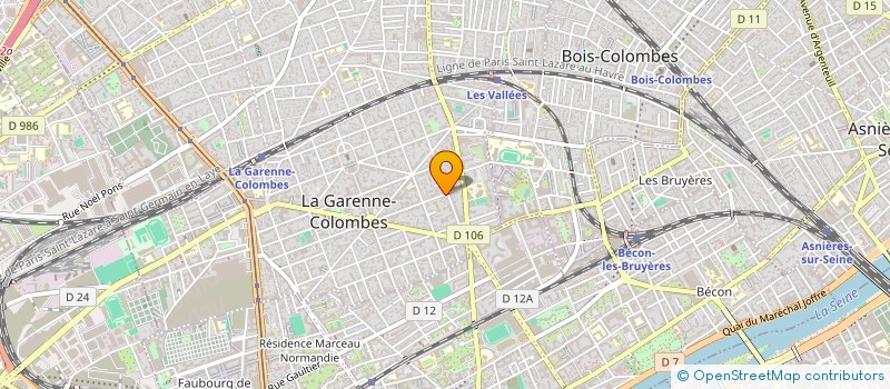 localisation de l'entreprise CATECH à LA GARENNE-COLOMBES