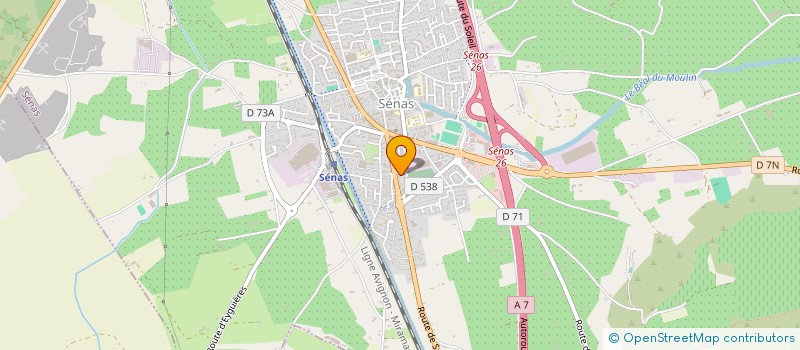 localisation de l'entreprise CATECH à SENAS