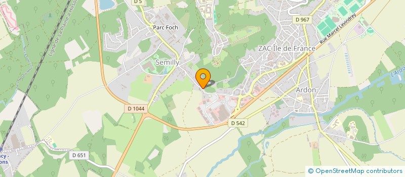 localisation de l'entreprise CATEGAB à LAON