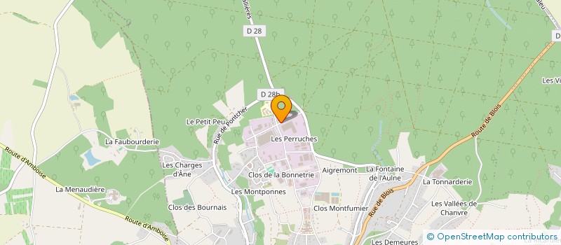 localisation de l'entreprise CATEK-BEFIM à MONTRICHARD VAL DE CHER