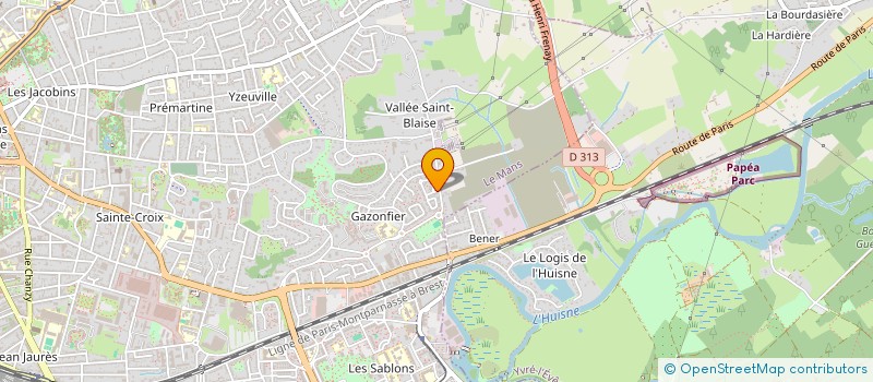 localisation de l'entreprise CATEL  LE MANS