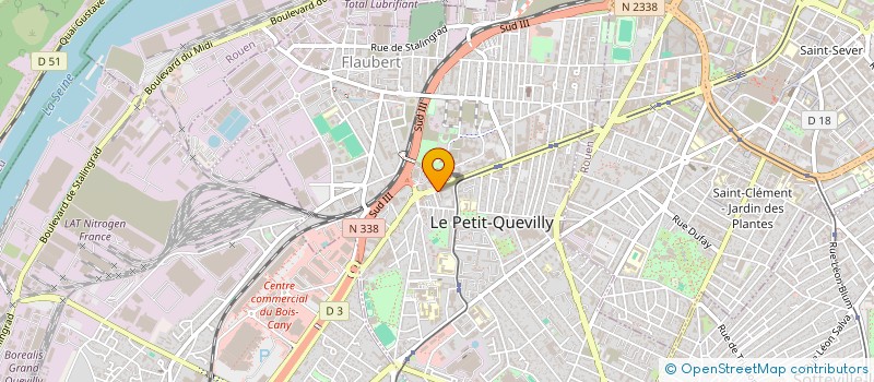 localisation de l'entreprise CATEL HENRI ET CATEL NADINE à LE PETIT-QUEVILLY