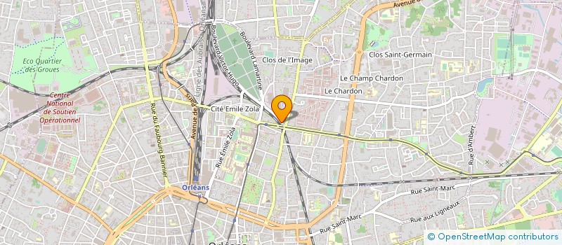 localisation de l'entreprise CATEL INVESTISSEMENT à ORLEANS