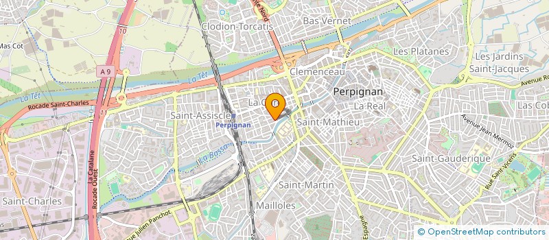 localisation de l'entreprise CATENR  PERPIGNAN