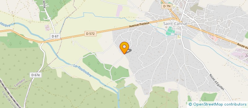 localisation de l'entreprise CATERALY  SAINT-CANNAT