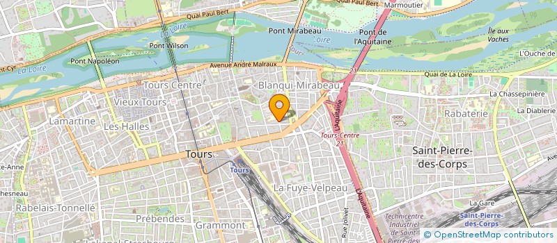 localisation de l'entreprise CATERILO  TOURS