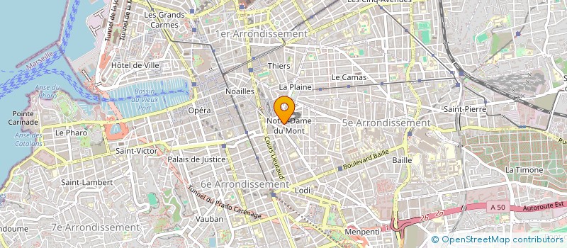 localisation de l'entreprise CATERINE à MARSEILLE