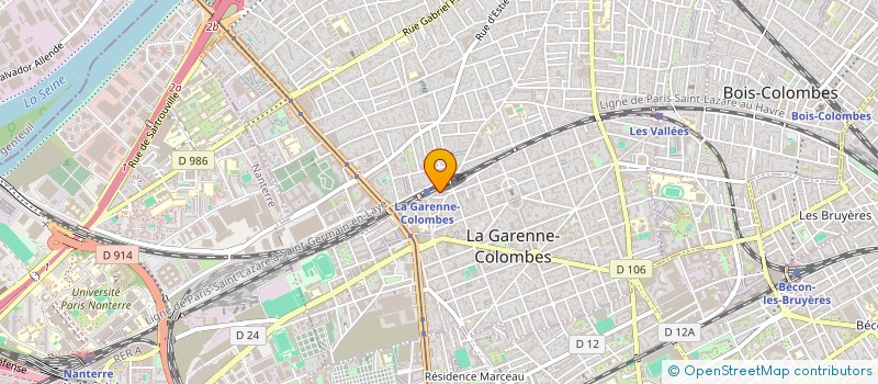 localisation de l'entreprise CATERING 81 à LA GARENNE-COLOMBES