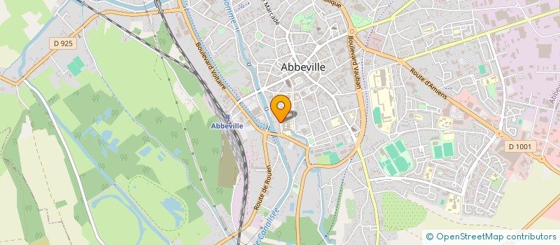 localisation de l'entreprise CATERJUMA à ABBEVILLE