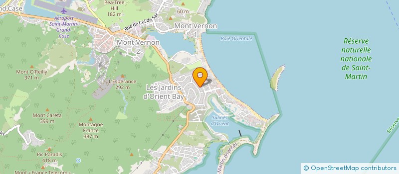 localisation de l'entreprise CATERPAL CARAIBES  SAINT MARTIN