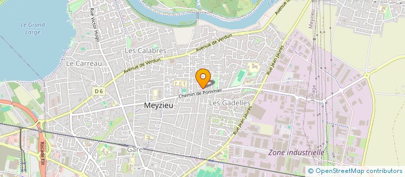 localisation de l'entreprise CATETI  MEYZIEU