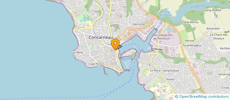 localisation de l'entreprise CATFIL à LA FORET-FOUESNANT