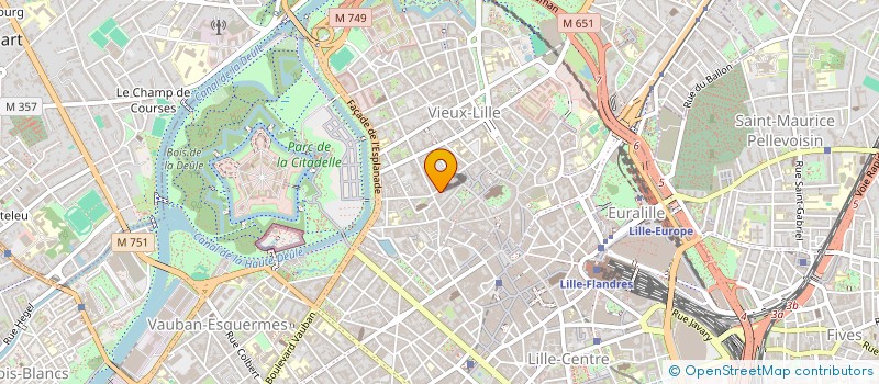 localisation de l'entreprise CATG à LILLE