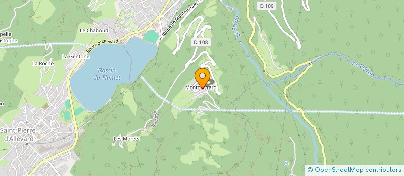 localisation de l'entreprise CATGE  ALLEVARD