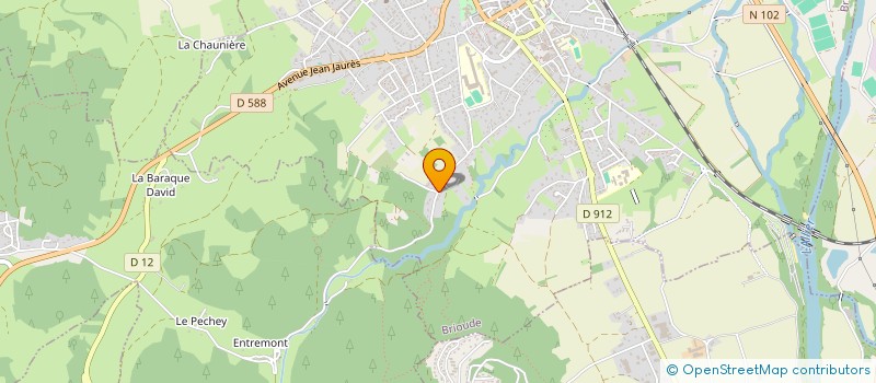 localisation de l'entreprise CATGIL  BRIOUDE