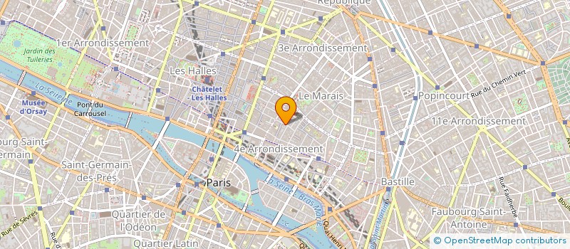 localisation de l'entreprise CATH'ART à PARIS 04