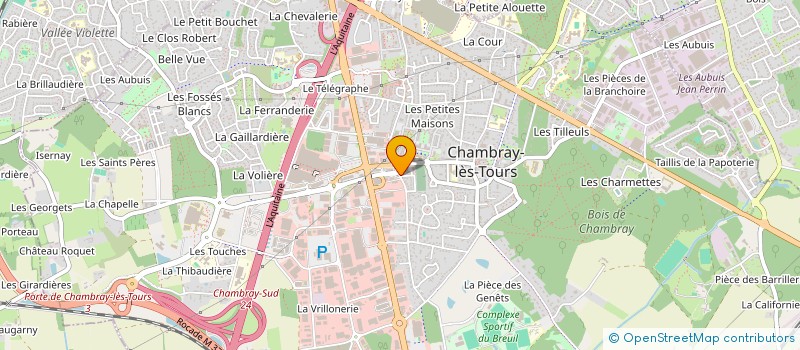 localisation de l'entreprise CATH & ASSOCIES  CHAMBRAY-LES-TOURS