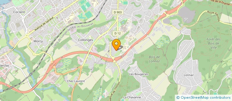 localisation de l'entreprise CATH CHAT PENSION à THONON-LES-BAINS