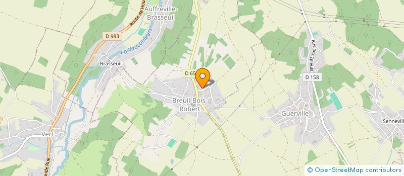 localisation de l'entreprise CATH-DOM  BREUIL-BOIS-ROBERT