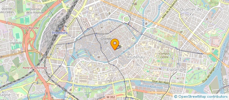 localisation de l'entreprise CATH'EDRALE à STRASBOURG