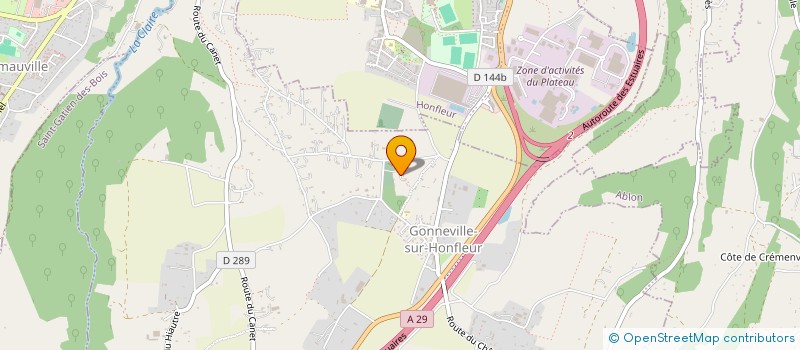 localisation de l'entreprise CATH IMMO  GONNEVILLE-SUR-HONFLEUR