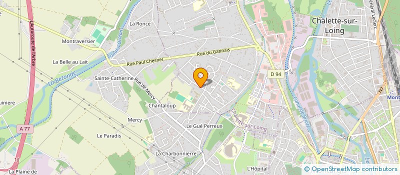 localisation de l'entreprise CATH JOSIANE IMMO à CHALETTE-SUR-LOING