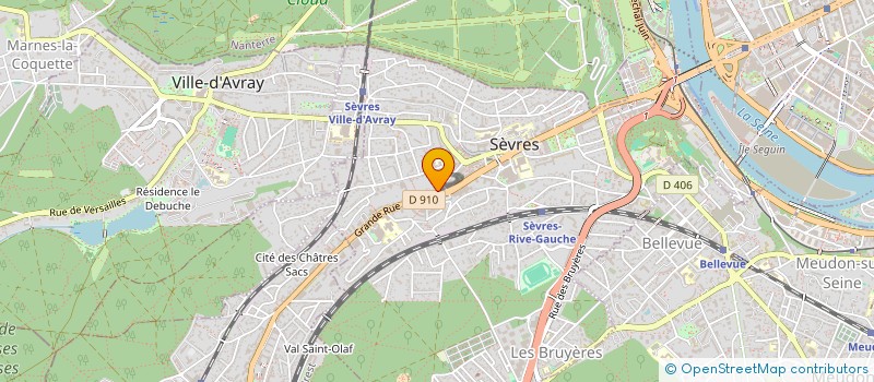 localisation de l'entreprise CATH&MAE à SEVRES