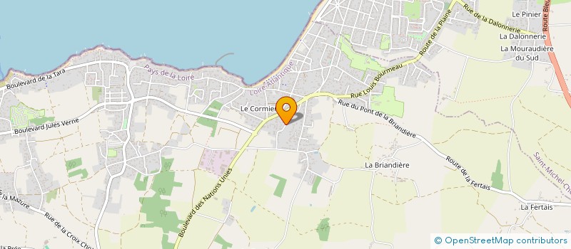 localisation de l'entreprise CATH'S à LA PLAINE-SUR-MER