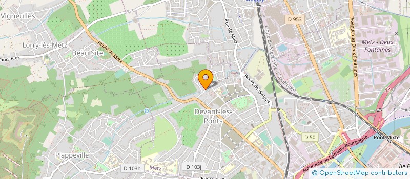 localisation de l'entreprise CATHA à METZ