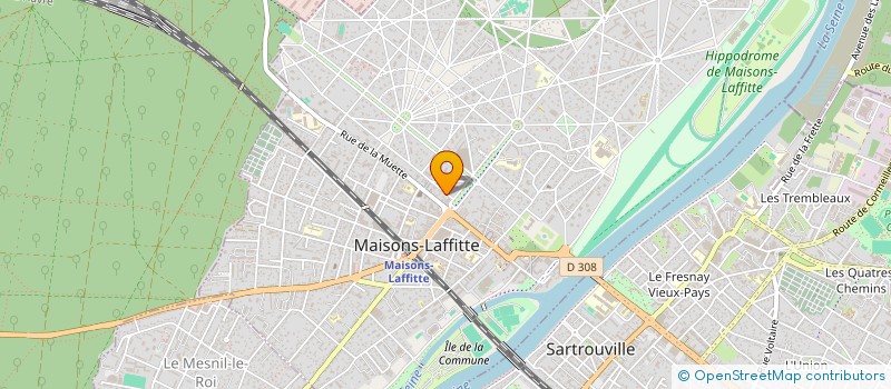 localisation de l'entreprise CATHALA D EMPARIS  MAISONS-LAFFITTE