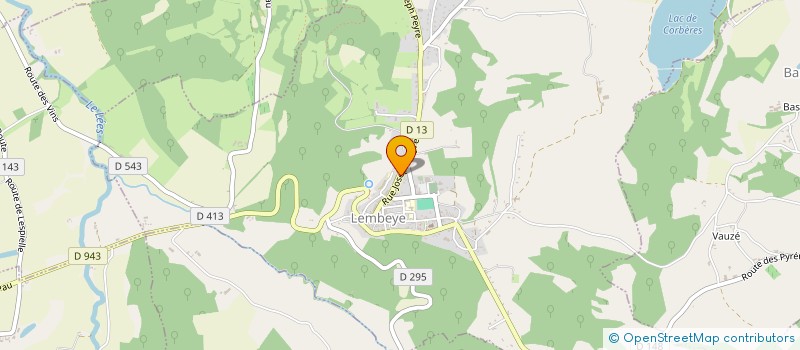 localisation de l'entreprise CATHALAN à LEMBEYE