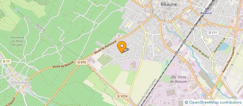 localisation de l'entreprise CATHALIE à BEAUNE