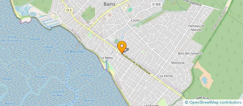 localisation de l'entreprise CATHALOU  ANDERNOS-LES-BAINS