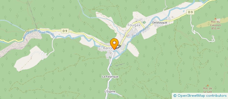 localisation de l'entreprise CATHAR'ACTE à FOUGAX-ET-BARRINEUF