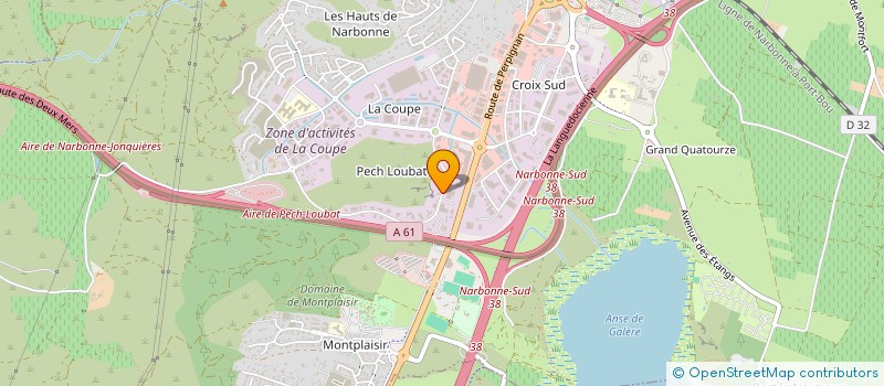 localisation de l'entreprise CATHAR RECYCLAGE  NARBONNE