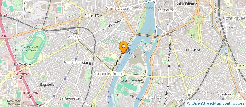 localisation de l'entreprise CATHARSIS  TOULOUSE