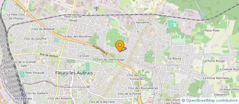 localisation de l'entreprise CATHARSIS PROJECT  FLEURY-LES-AUBRAIS