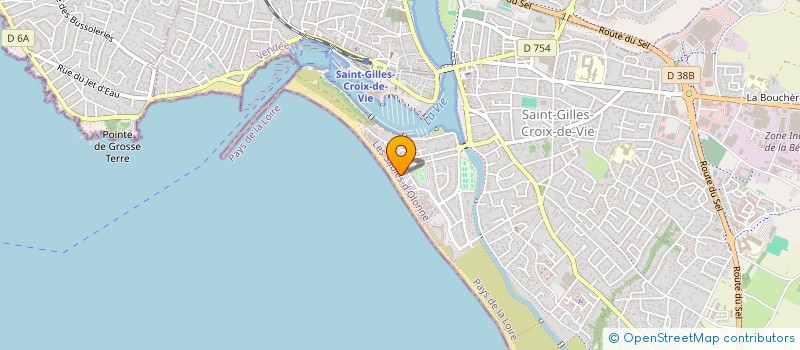 localisation de l'entreprise CATHBAC SGXV  SAINT-GILLES-CROIX-DE-VIE