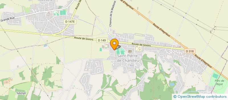 localisation de l'entreprise CATHBRC  SAINT-PIERRE-DE-CHANDIEU