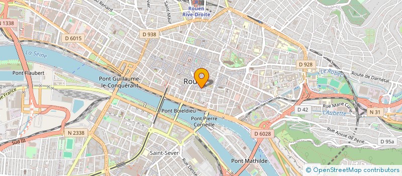 localisation de l'entreprise CATHEDRALE à ROUEN