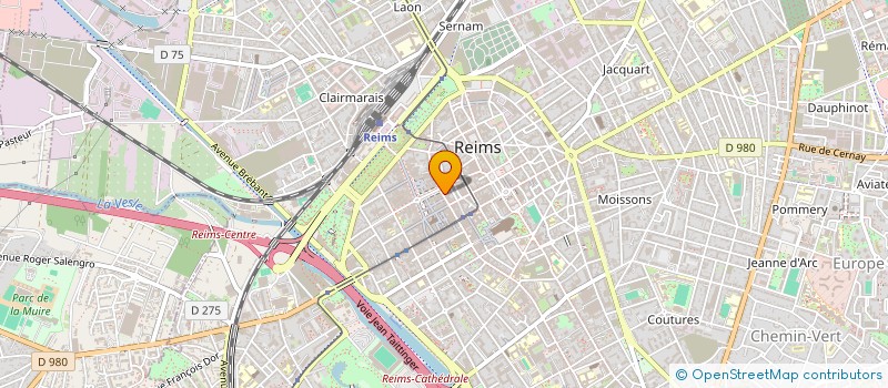 localisation de l'entreprise CATHEDRALE  REIMS