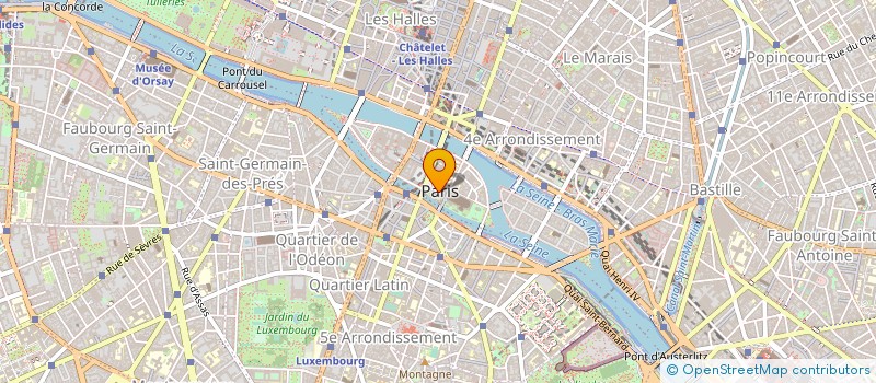 localisation de l'entreprise CATHEDRALE NOTRE DAME EGLISE à PARIS 4