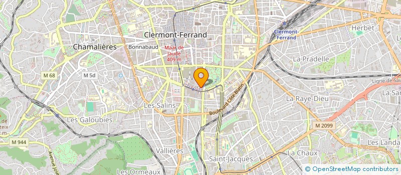 localisation de l'entreprise CATHEDRALE - RENAISSANCE  CLERMONT-FERRAND