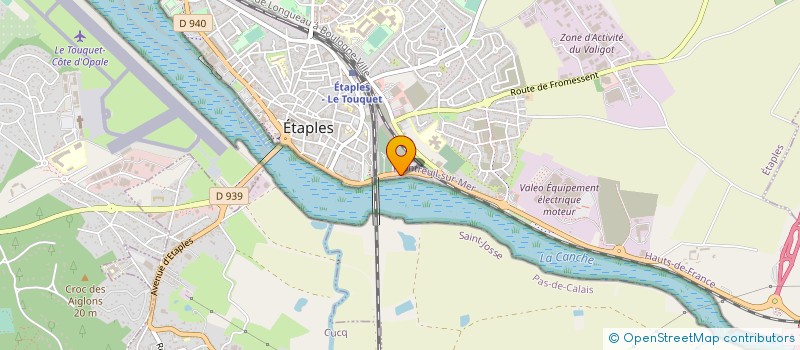 localisation de l'entreprise CATHELAIN à ETAPLES